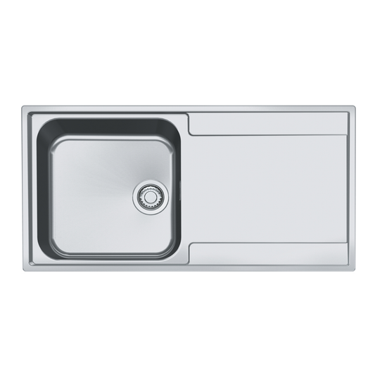 Franke Maris MRX 211 1 Bowl Inset Sink Right-Hand Drainer (Stainless Steel) – 127.0305.145