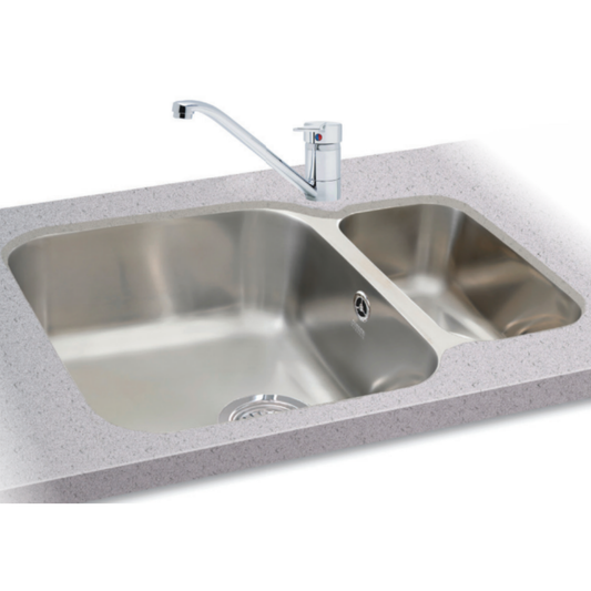 Carron Phoenix Zeta 150 1.5 Bowl Undermount Sink (Stainless Steel) – 122.0167.720