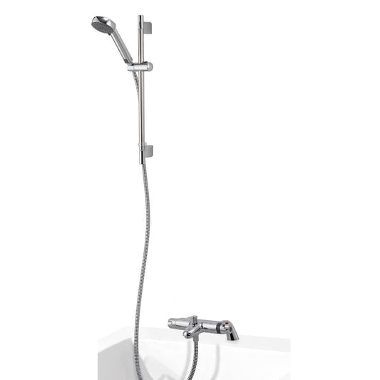 Aqualisa Contract Midas 100 Bath Shower Mixer + Adjustable Head HP/CombiCMD100BSM
