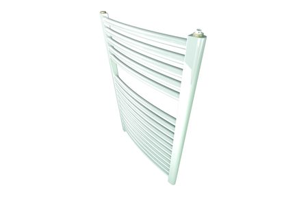 Stelrad Classic Towel Rail 760 X 600mm White Curved 147007