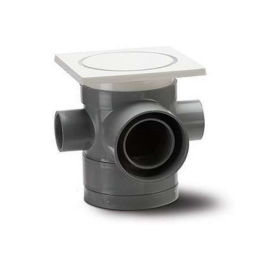 Polypipe Trapped Floor Gully (Grey) 110mm x 82/50mm – PFG100