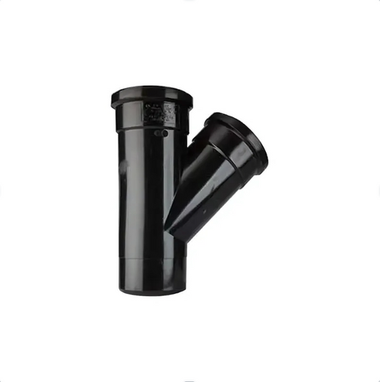 Polypipe PolySoil Single Branch (Black) 110mm x 135° - ST404B