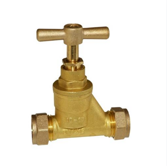 GENBRA British Standard Stop Tap (Brass) 22mm – BFST-22
