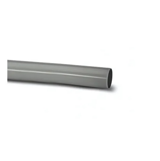 Polypipe Soil Pipe Plain Ended (Grey) 110mm x 3m – P430G