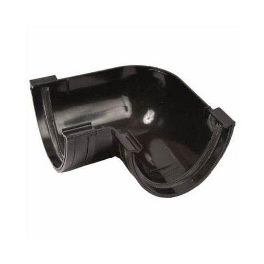 117 mm Deepflow Gutter Special Angle - Polypipe (Black) – RD595B
