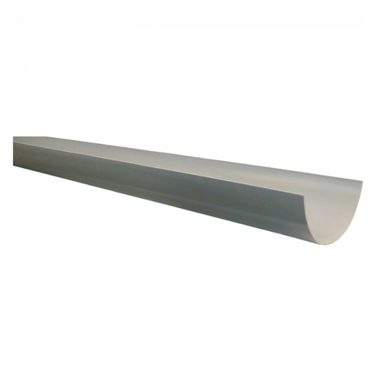 150 mm x 4M Half Round Gutter - Polypipe (Grey) – RL601G