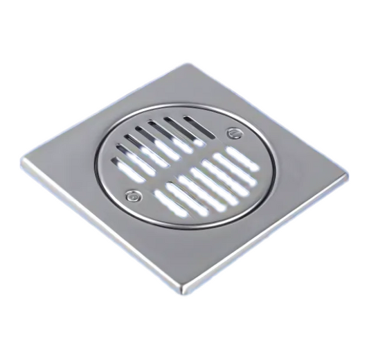 Wavin Osma Shower Gully Stainless‑Steel Adaptor (Grey) - 2V501G