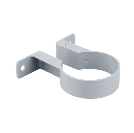 Wavin Osma RoundLine Pipe Bracket (Grey) 68mm – 0T034G