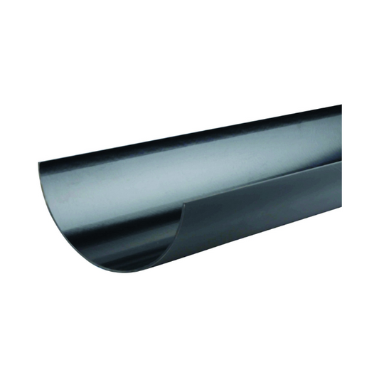 112mm x 4M Osma RoofLine Half-Round Gutter - Wavin (Black) – 6T674B