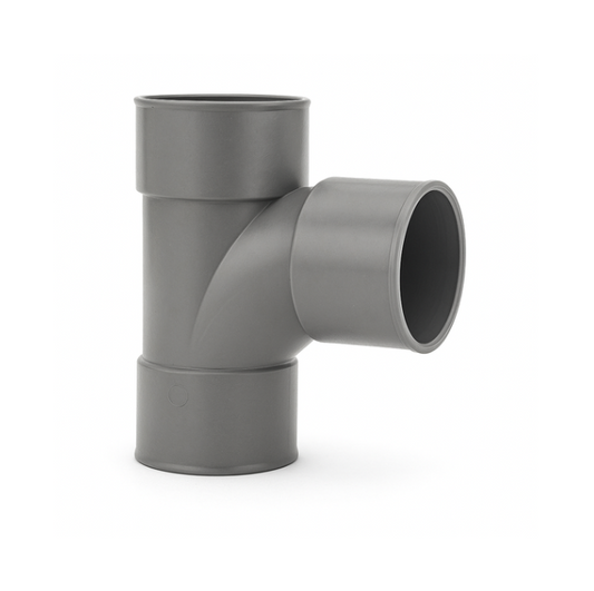 Polypipe Soil Swept Tee (Grey) 50mm x 90° - MU316SG
