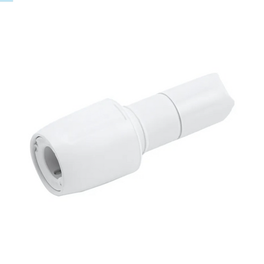 Wavin Hep2O Socket Straight Socket Reducer (White) 15mm x 10mm - HD2/15W