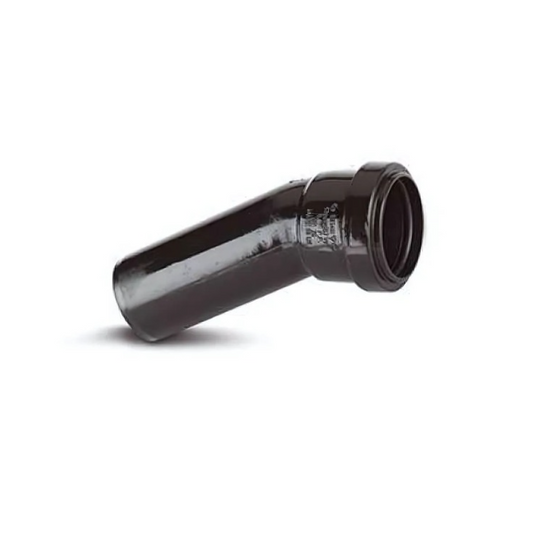 Polypipe Push‑Fit Soil Boss Bend  (Black) 40mm x 157½° - WP20B
