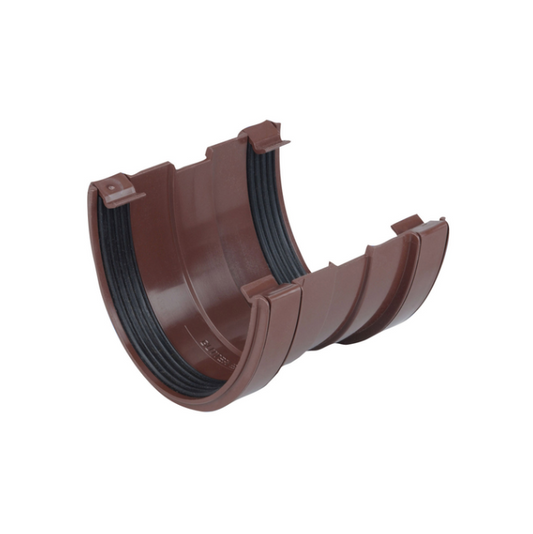 Wavin Osma Deepline Gutter Union (Brown) 113mm – 9T909N