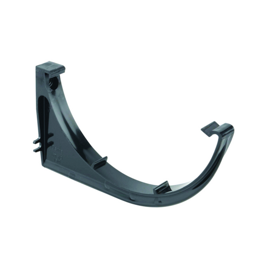 112mm Osma RoofLine Half-Round Gutter Support Bracket - Wavin (Black) – 6T619B