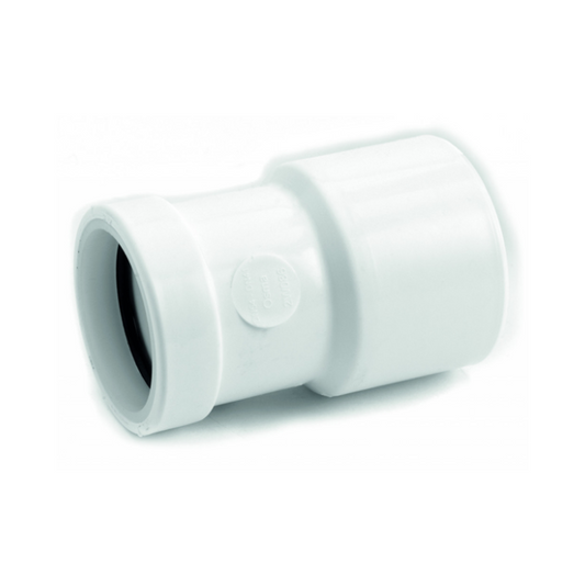 50mm x 40mm Osma Push-Fit Waste Reducer - Wavin (White) – 2W086W