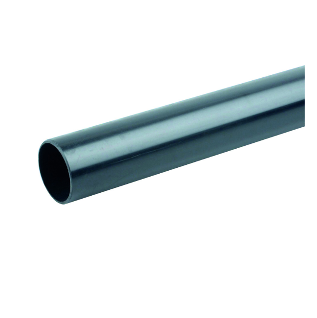 Wavin OsmaWeld Solvent-Weld Waste Pipe (Black) 50mm x 3m – 2M073B