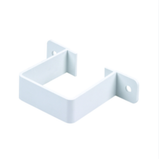 61mm Osma SquareLine Pipe Bracket - Wavin (White) – 4T834W