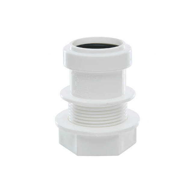 Polypipe Push-Fit Tank Connector (White) 32 mm - WP35W
