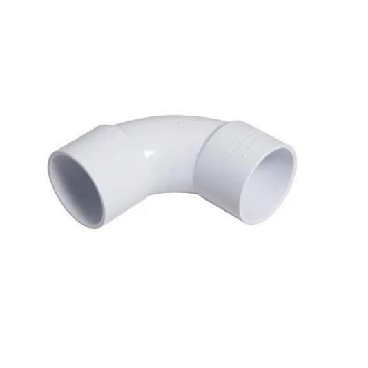 Polypipe Waste System Swept Bend (White) 40 mm x 92½° – WS14W