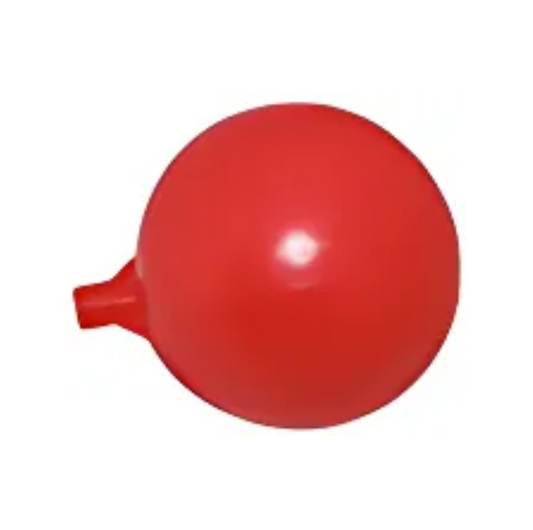 GENBRA 6" Ball Float with Brass Insert (Red) – BFBVPF6