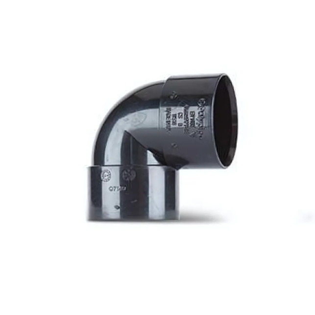 Polypipe Waste System Knuckle Bend (Black) 50 mm – WS64B