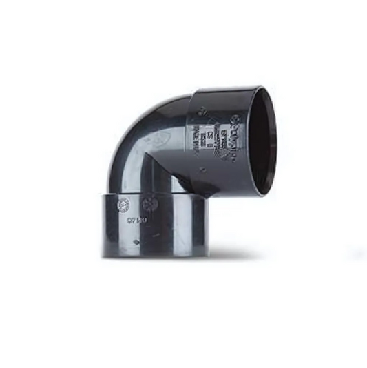 Polypipe Waste System Knuckle Bend (Black) 50 mm – WS64B