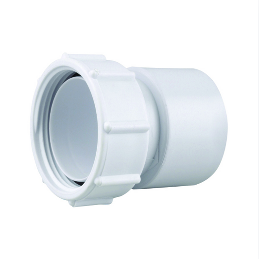 Wavin OsmaWeld Waste 40mm Female Iron Cap & Liner (White) – 5Z364W