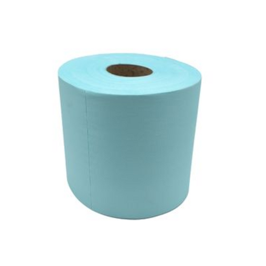 Arctic Hayes Jumbo Turquoise Wipe Roll 500 Sheets (Turquoise) 240mm x 300mm – AHJRT500