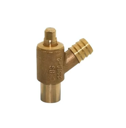 GENBRA Type A Drain Off Cock Heavy Pattern (Brass) 15mm – BFDOCTA-15