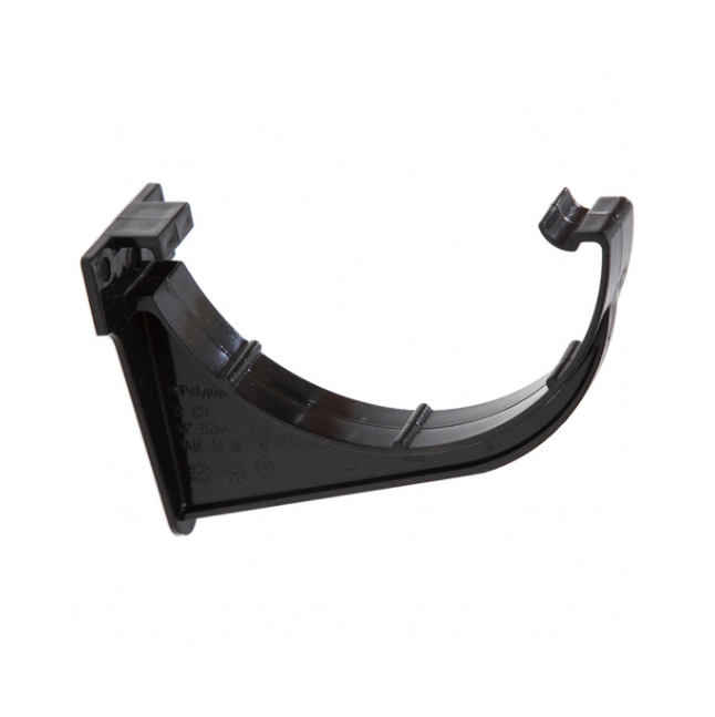 112mm Fascia Bracket - Polypipe Waste System (Black) – RR109B