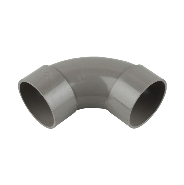 50mm OsmaWeld Solvent-Weld Waste 87.5° Bend - Wavin (Grey) – 2Z161G