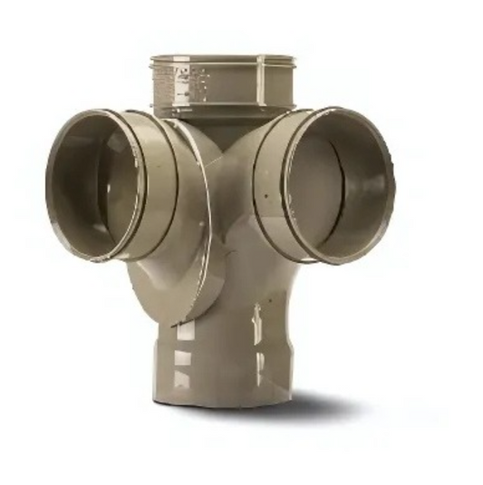 Polypipe Double Socket Coupler (Solvent Grey) 160mm -  SH644SG