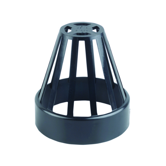 Wavin OsmaSoil Ring-Seal System Balloon Grating (Black) 82mm – 3S302B