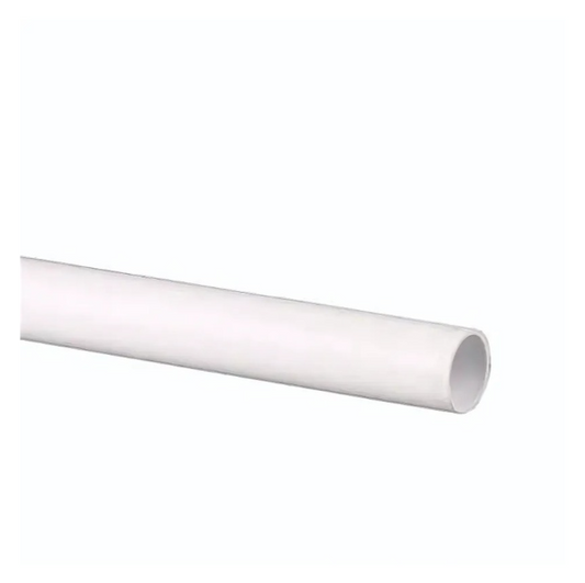 Polypipe Waste System Solvent-Weld Pipe (White) 50 mm × 3 m– WS51W