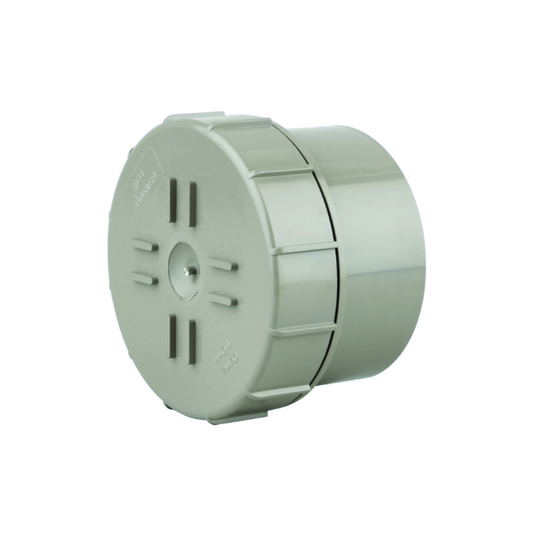 110mm OsmaSoil Solvent Weld Access Plug - Wavin (Olive) – 4S492E