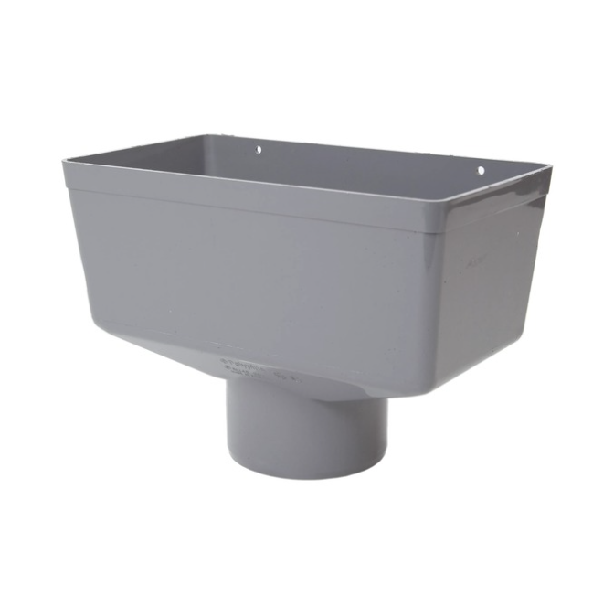 Polypipe Large Hopper Head (Grey) 110mm - RL140G