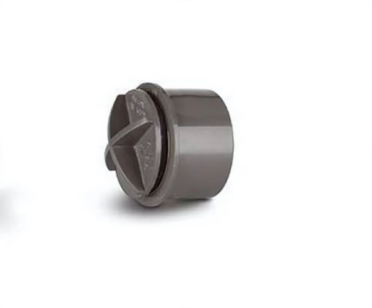 Polypipe Access Plug Screwed (Grey) 32 mm – WS29G