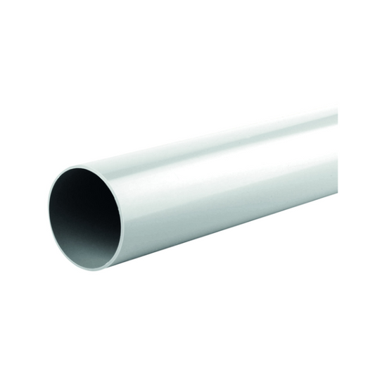 68mm x 2.75M Osma RoundLine Plain Ended Pipe - Wavin (White) – 0T086W