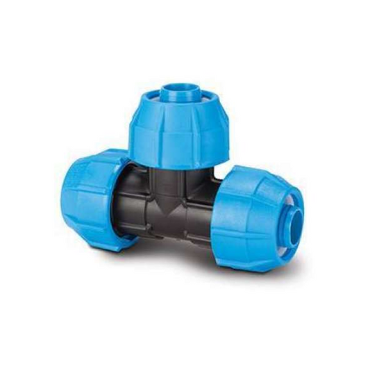 Polyguard Equal Tee (Black/Blue) 32mm – PGF40232