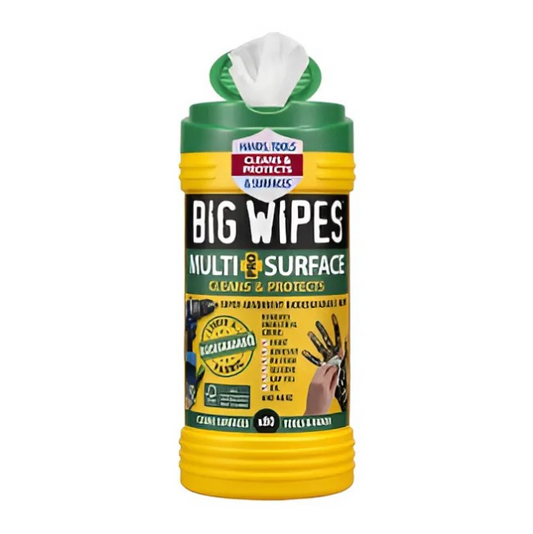 Big Wipes Multi-Surface Bio Pro+ Cleaning Wipes (Green Top) Tub of 80 – 2440‑0000