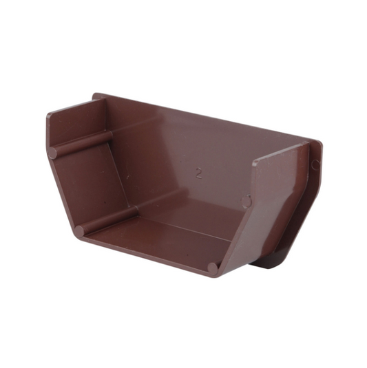 Wavin Osma SquareLine External Stop End (Black) 100mm – 4T811B