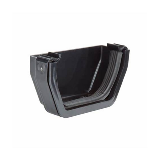 112mm Waste System Square Stop End - Polypipe (Black) – RD507A