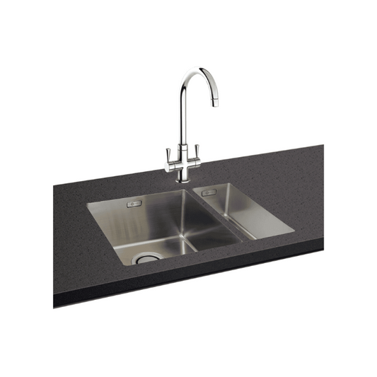 Carron Phoenix Deca 105 1.5 Bowl Inset/Undermount Sink (Stainless Steel) – 127.0442.745