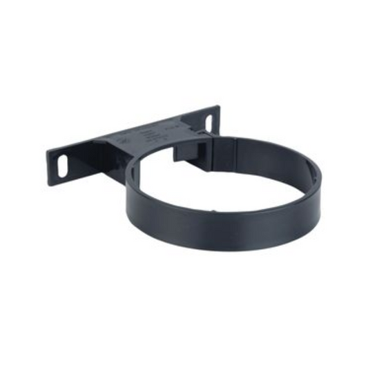 Wavin OsmaSoil Pipe Bracket (Black) 160mm – 6S086B
