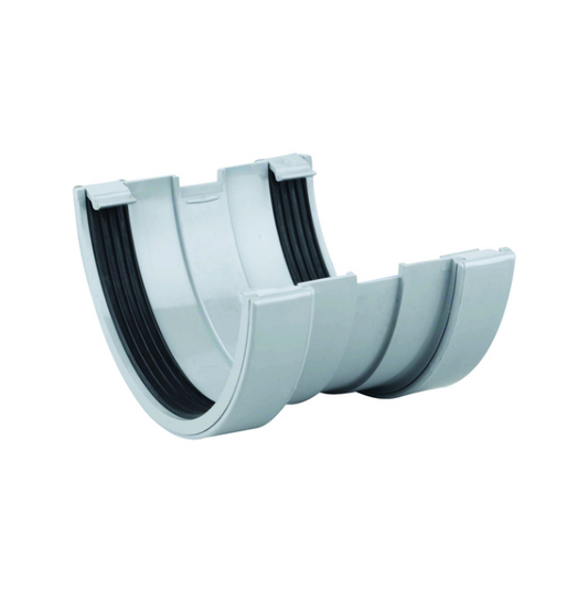 Wavin Osma RoofLine Gutter Union (Grey) 150mm – 6T609G