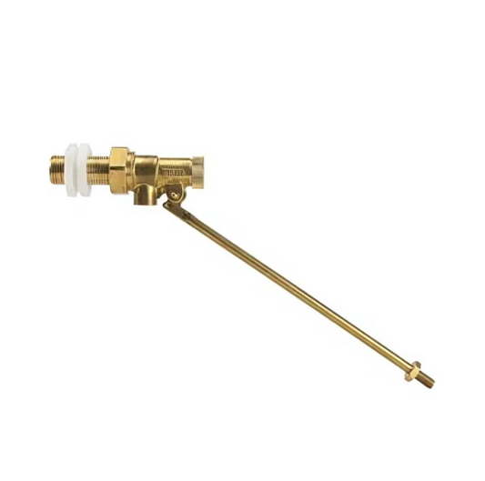 GENBRA 1/2" Float Valve Side Entry HP Part 1 with 6" Arm (Brass) – BFBVHPP1-6D