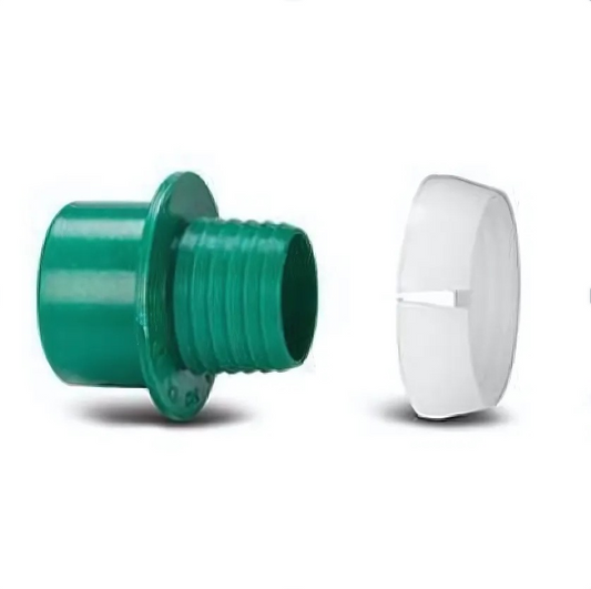 Polypipe Polyfast MDPE Class D Adaptor Set (Green) 20 mm × ¾″ – 466D38