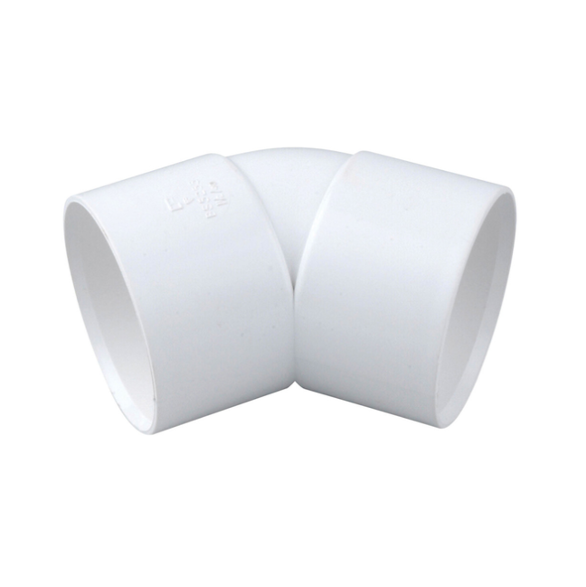 Wavin OsmaWeld Waste 40mm 45° Bend (White) 40mm – 5Z163W