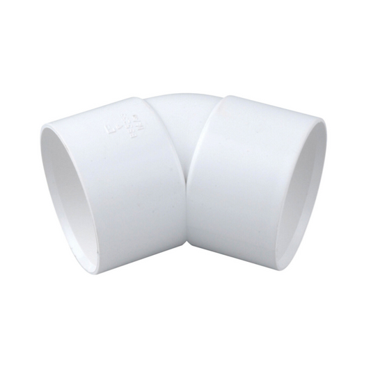 Wavin OsmaWeld Waste 40mm 45° Bend (White) 40mm – 5Z163W