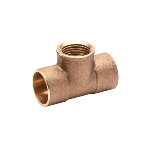 Endfeed Reducing Tee (Copper) 22mm x 22mm x ¾" BSP Female – EFRTF-2222E